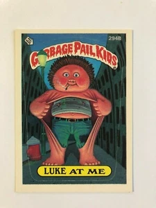 Topps 1987 Garbage Pail Kids Trading Card # 294B Luke at Me - Picture 1 of 2