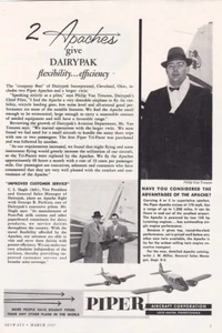 1957 Piper Apache aereo annuncio 12/4/2023e - Foto 1 di 1
