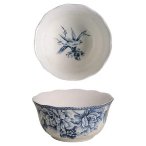 222 Fifth Adelaide Blue and White Soup Cereal Bowl 8789393 - Picture 1 of 1