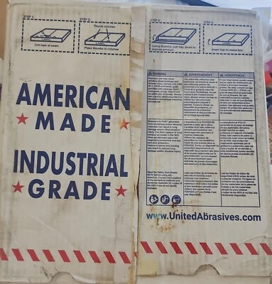 RODAS DE CORTE UNIDAS AABRASIVES PARA SERRAS PORTÁTEIS 23410 ~ PACOTE COM 10 12X1/8X1 - Imagem 1 de 3