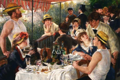 LUNCHEON OF THE BOATING PARTY Vintage Fine Art Wall Room Poster - POSTER 20x30 - Image 1 of 4