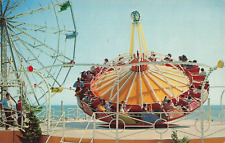 Postcard Santa Cruz, CA: Trabant, Beach, Boardwalk, Amusement Park