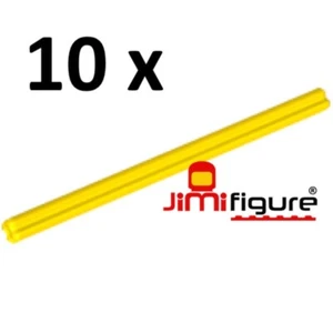 NEW 10 x LEGO Technic Axle 9L Yellow 60485 Genuine Bulk Lot Bright Cross - Picture 1 of 1