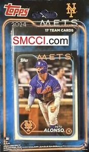 New York Mets 2024 Topps Factory Sealed Team Set Pete Alonso Plus 2 Rookie Cards