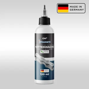 OH3 Fitgadgets Fahrrad Kettenwachs 120ml - Wachs-Schmiermittel für Fahrradketten - Bild 1 von 3