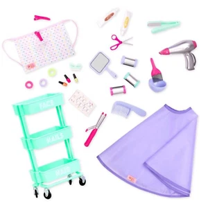 Battat Our Generation Berry Nice Salon Hair Set 18" Dolls NEW  - Picture 1 of 3