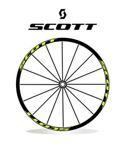 kit adesivi cerchi Scott colori a scelta anche fluo 12 pezzi - Picture 1 of 1