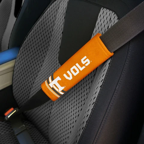 Tennessee Volunteers Set of 2 Rally Design Premium Seat Belt Shoulder Pad Covers Cover