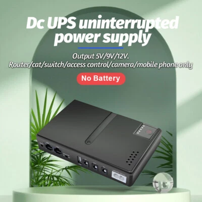 UPS AC85-265V DC Router Optical Cat Monitor Backup Uninterruptible Power Supply - Image 1 of 4