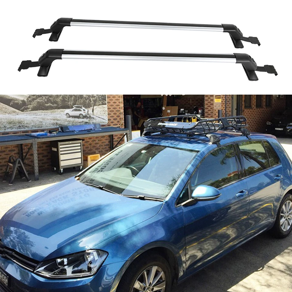 For Volkswagen Golf MK6 MK7 GTI 43" Car Top Roof Rack Cross Bar Luggage Carrier - Image 1 of 4