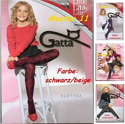 GATTA, MONA TOPMODISCHE Mädchen Kinder Strumpfhose Musterstrumpfhose Muster Farben