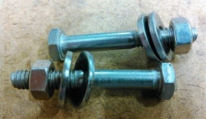 Hayward EXC1642A: Sand filter bolts- 2 bolts, 2 nuts, 4 extra thick f/w, s/s - Picture 1 of 2