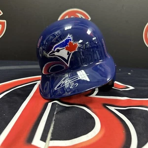 Vladimir Guerrero Jr Autographed Toronto Blue Jays Batting Helmet Beckett - Picture 1 of 3
