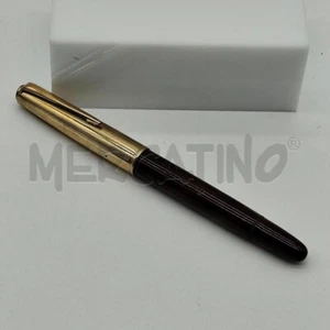 PENNA STILOGRAFICA COLUMBUS LAMINA  750 PLACCATA ORO - Imagen 1 de 3