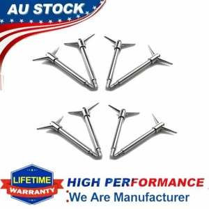 Chrome Valve Cover Rocker Hold Down Wing Nut Valve Cover Bolt Stud for Chevy V8 - Picture 1 of 4