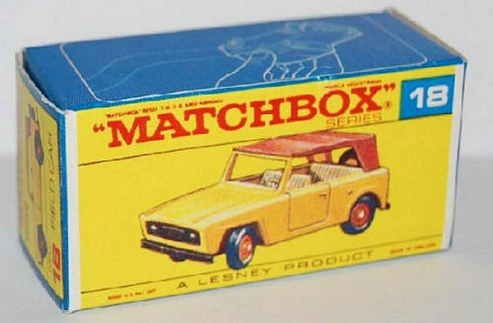Matchbox Lesley No 18 FIELD CAR Empty Repro F  Box - Image 1 of 1