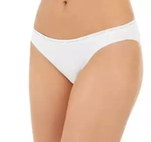 NUEVO CON ETIQUETAS Calvin Klein MUJER (Varios) CK One Algodón Individual BIKINI QD3785 - Blanco - Imagen 1 de 3