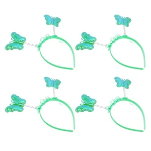  Diadema mariposa para niños 4 piezas - Banda para el cabello mariposa iridiscente niñas vestir - Imagen 1 de 17