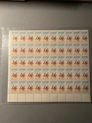 Scott #1187 4C Frederic Remington Artist Full Sheet of 50 MNH OG - Image 1 of 2