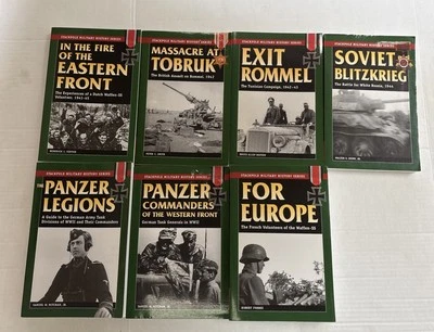 Lot of 7 Stackpole Military History Series WWII Books German Panzer Rommel Dutch - Image 1 of 4