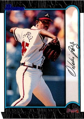 1999 Bowman Odalis Perez #152 Atlanta Braves Baseball Card - Image 1 of 2