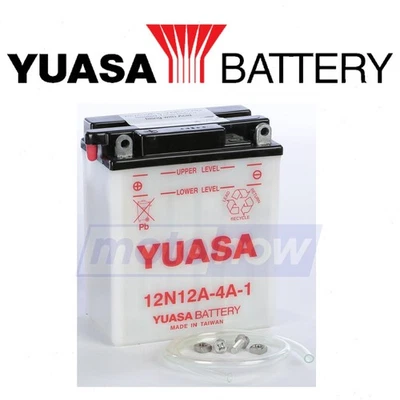 Yuasa Conventional 12V Battery for 1982-1983 Yamaha XS400 Maxim - Electrical nl - Изображение 1 из 4