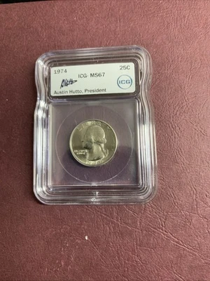 ICG MS67 1974 Quarter  - Image 1 of 4