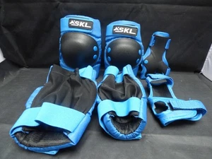 SKL. Sport Protektoren Pads Set. Knie-, Ellenbogen- & Handgelenkschützer. Alter 6 bis 13. - Bild 1 von 18