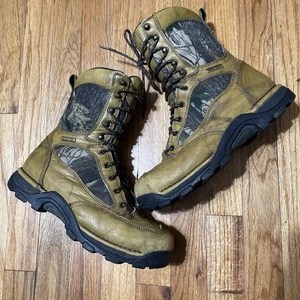 Danner Boots Mens Size 8.5 D 8" Pronghorn HD Green GTX 42214 Real Tree Gore Tex - Picture 1 of 7