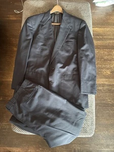 Tuta uomo vintage Southwick 46R 40x30 pantaloni blu made in USA - Foto 1 di 15