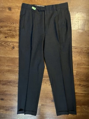 Pantalones de lana vintage Nautica 32x32 para hombre plisados con puños  Foto 1 de 4