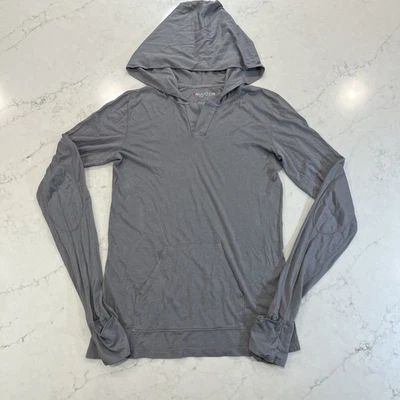 Aviator Womens Medium USA Long Sleeve Travel Hoodie Shirt Gray 3 Way Cuff - Image 1 of 4