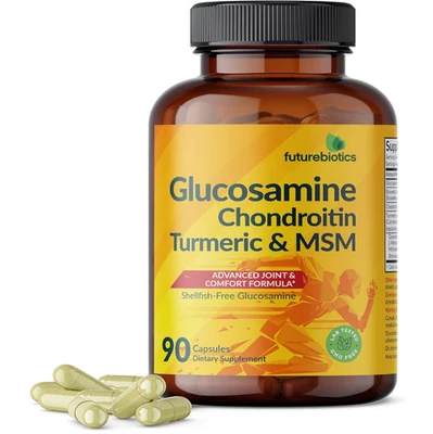Futurebiotics Glucosamina Condroitina Cúrcuma & MSM Advanced Joint Formula, Sup - Imagem 1 de 4