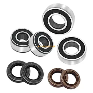 Front Wheel Bearings Seals for Suzuki QuadRacer 250 450 500 LT250R LTR450 LT500R - Picture 1 of 7