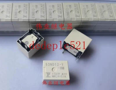 Relé de potencia electromagnética automotriz Fujitsu 53ND12-Y-HW 3 piezas NUEVO Foto 1 de 3