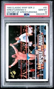 1990 Classic WWF Series 2 #81 Hercules Wrestlemania V graded PSA 10 Pop 1 - Picture 1 of 1