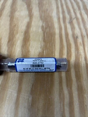 OSG 3/8 Carbide Endmill 404-3750 SC 4 FL SE CC Endmill 1” LOC - Image 1 of 4