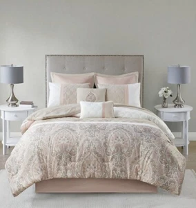 510 Design Queen Josefina 8 Pc Comforter Set Includes Shams, Bedskirt, Pillows - Picture 1 of 7