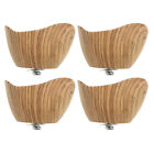  4 Pcs Replacement Pot Grip Handle Knob Wood Grain Lid Cover
