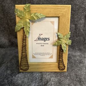IMAGES PALM TREE PICTURE FRAME 4X6" NEW IN BOX