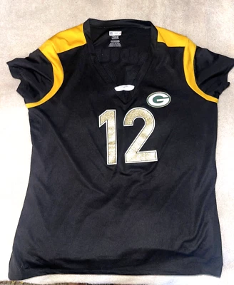 Женская футболка NFL Team Apparel Aron Rodgers Green Bay Packers размер 2XL NO12 - Изображение 1 из 3