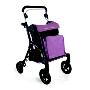 Mopedia deambulatore rollator shopping pieghevole anziani Komby + cestino spesa - Picture 1 of 6