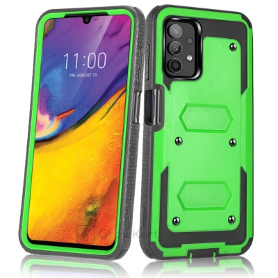 RUGGED SHOCKPROOF TANK ARMOR Hybrid Phone Case Cover + BUILT-IN SCREEN PROTECTOR - Image 1 of 4