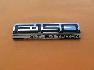 04 05 06 07 08 FORD F-150 XLT 5.4 TRITON SIDE FENDER EMBLEM LOGO BADGE A44093 - Picture 1 of 4
