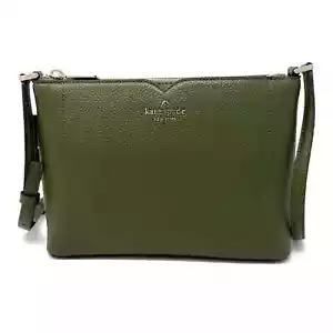 Cartera Bandolera Kate Spade Harlow Cuero Verde Encantado WKR00058 Nueva - Imagen 1 de 9