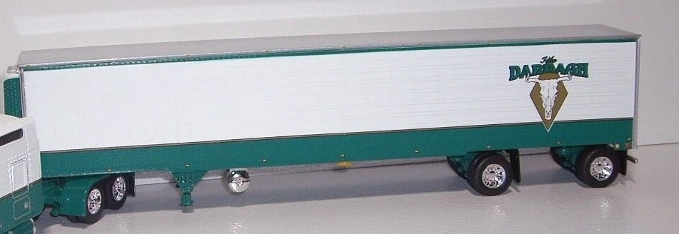 DCP JOHN DARRAGH GREEN WHITE SPREAD AXLE REEFER TRAILER/64 60-1459 T - Image 1 of 1