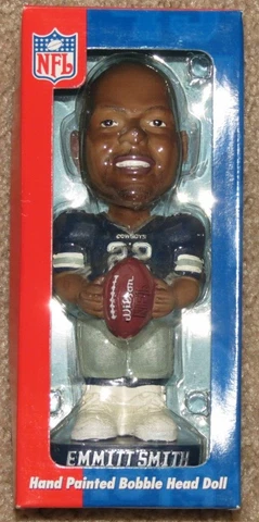 Emmitt Smith Dallas Cowboys Bobblehead - Vintage - Bobble Dobbles - New Cover