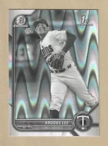 2022 1. Bowman Entwurf CHROM SCHWARZ & WEISS RAYWAVE #BDC-153 Brooks Lee Zwillinge - Bild 1 von 2
