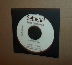 Setherial Death Triumphant promo cd Candlelight Records 2006 - Picture 1 of 2
