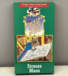 The Country Mouse & City Mouse Adventures VHS Video Tape Strauss Maus Ships FAST - Picture 1 of 9